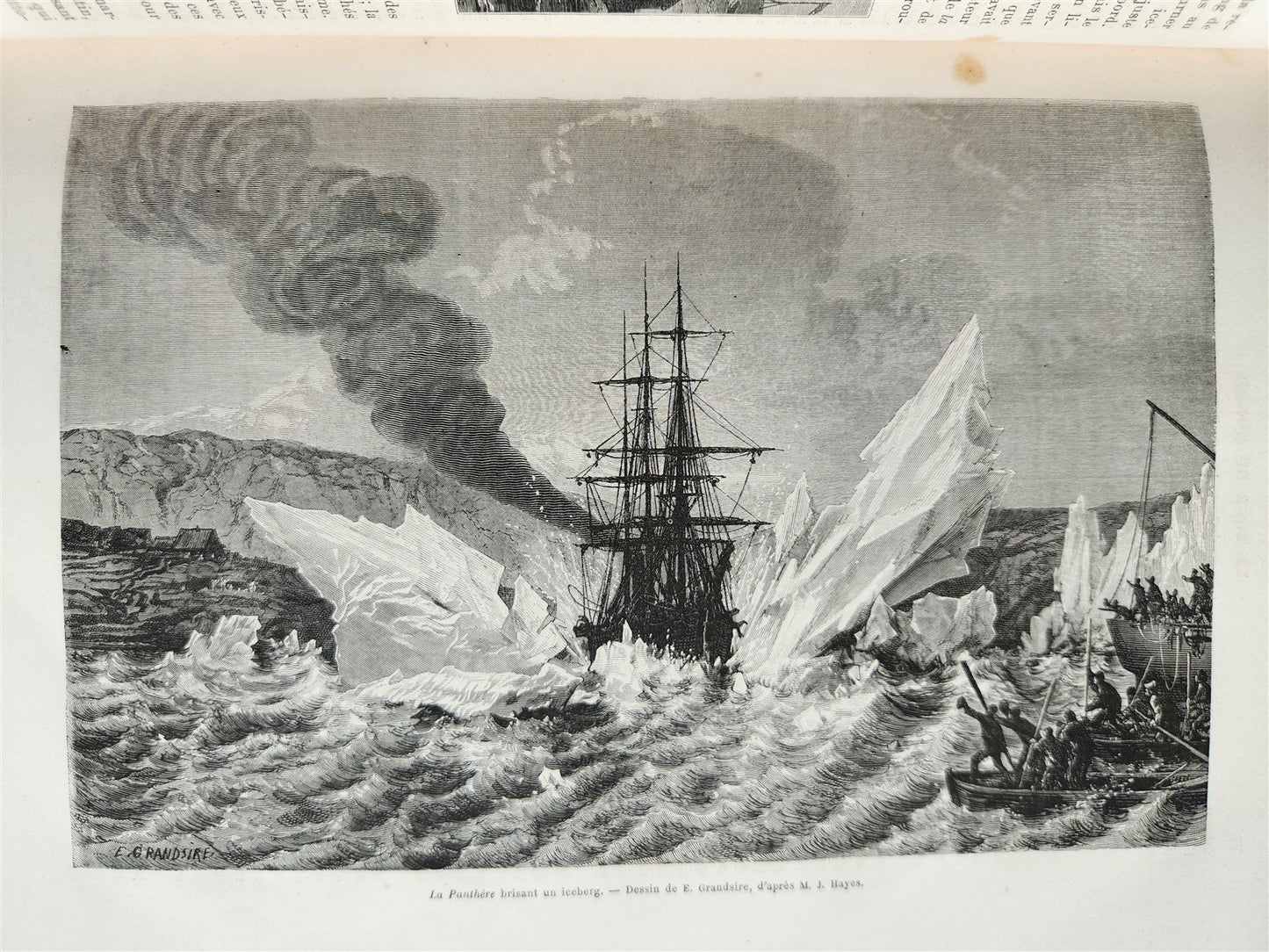 1875 HISTORY of VOYAGES ILLUSTRATED antique HAWAII INDIA AFRICA GREENLAND ITALY