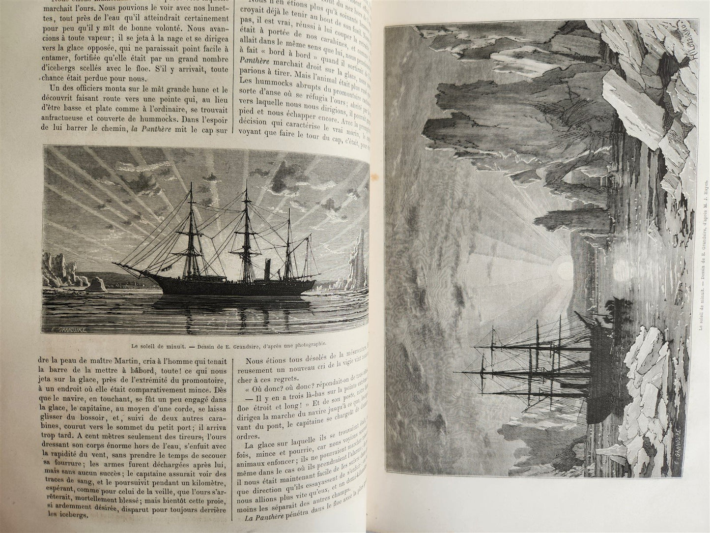 1875 HISTORY of VOYAGES ILLUSTRATED antique HAWAII INDIA AFRICA GREENLAND ITALY