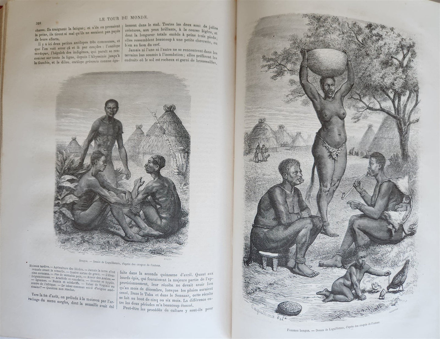 1874 HISTORY of VOYAGES ILLUSTRATED antique SOUTH AMERICA USA GREENLAND AFRICA