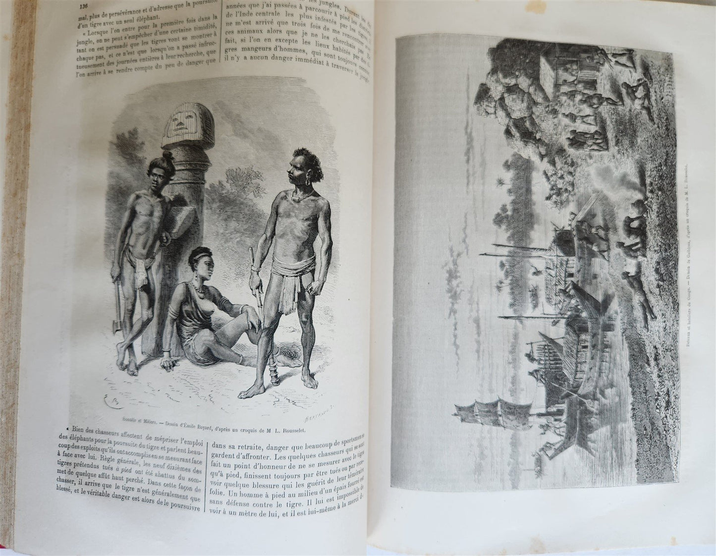 1874 HISTORY of VOYAGES ILLUSTRATED antique SOUTH AMERICA USA GREENLAND AFRICA