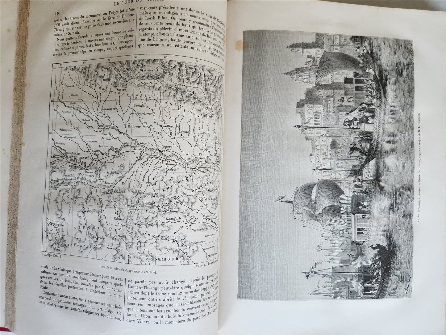 1874 HISTORY of VOYAGES ILLUSTRATED antique SOUTH AMERICA USA GREENLAND AFRICA