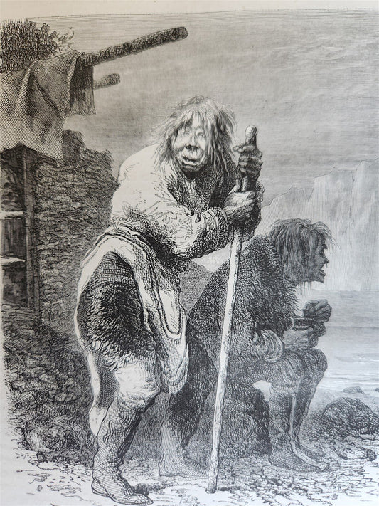 1874 HISTORY of VOYAGES ILLUSTRATED antique SOUTH AMERICA USA GREENLAND AFRICA