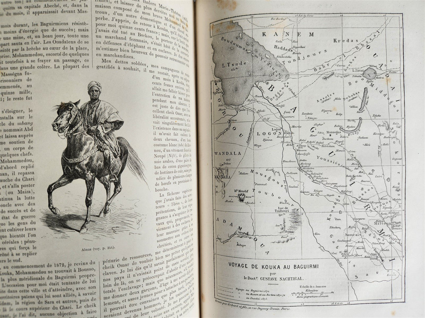 1880 HISTORY of VOYAGES ILLUSTRATED antique S. AMERICA ALGERIA SUMATRA AFRICA