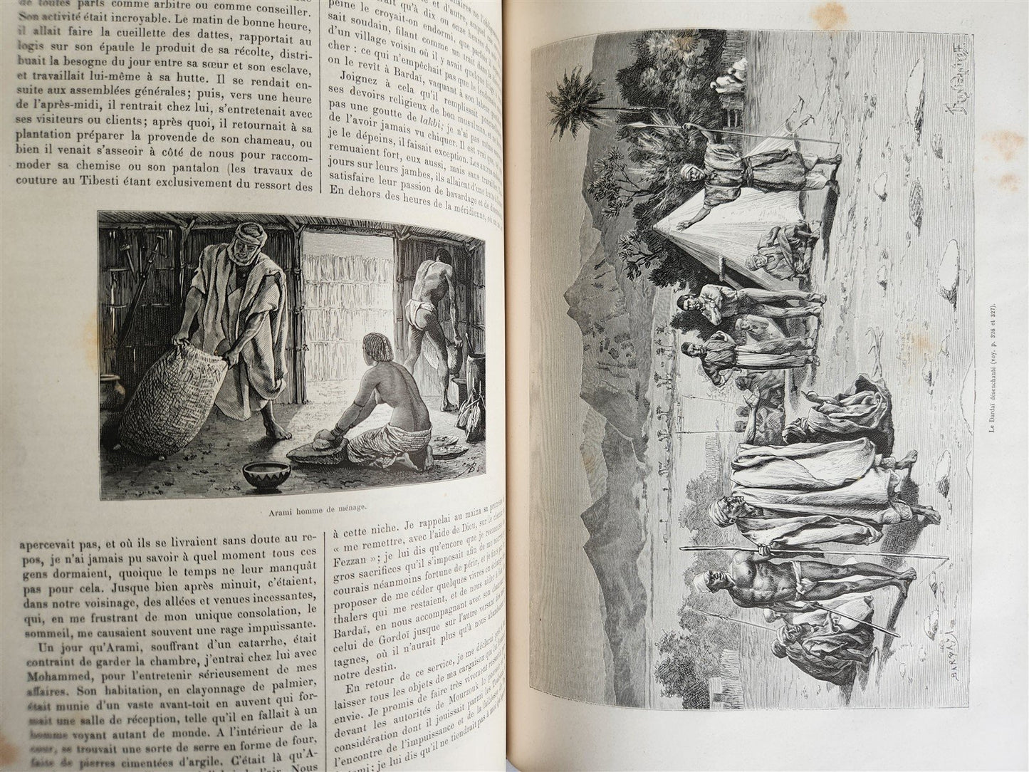 1880 HISTORY of VOYAGES ILLUSTRATED antique S. AMERICA ALGERIA SUMATRA AFRICA