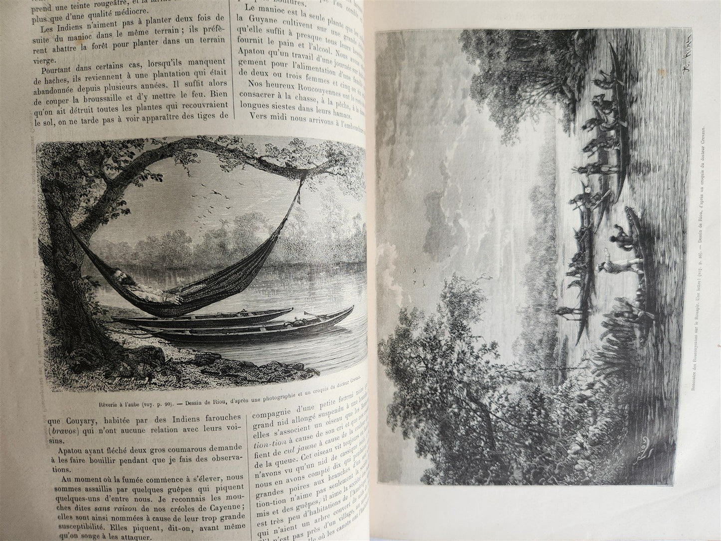 1880 HISTORY of VOYAGES ILLUSTRATED antique S. AMERICA ALGERIA SUMATRA AFRICA