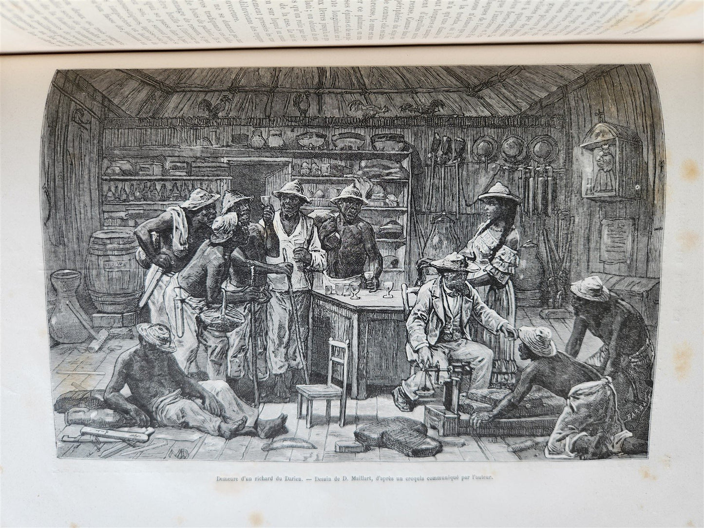 1880 HISTORY of VOYAGES ILLUSTRATED antique SYRIA AUSTRALIA LAOS VIETNAM PANAMA