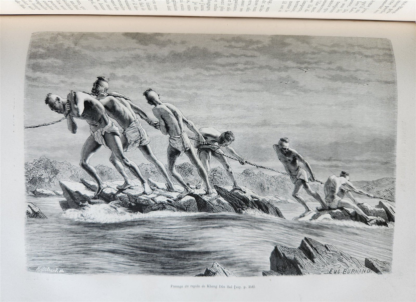 1880 HISTORY of VOYAGES ILLUSTRATED antique SYRIA AUSTRALIA LAOS VIETNAM PANAMA