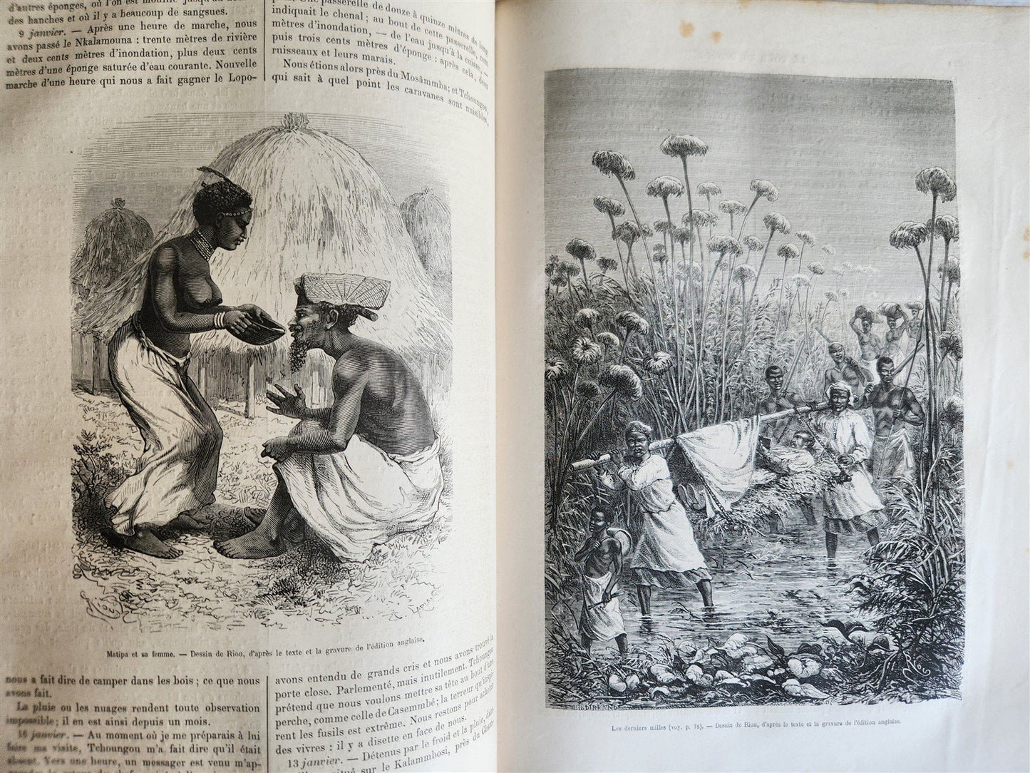 1875 HISTORY of VOYAGES ILLUSTRATED antique AFRICA TAIWAN AUSTRALIA VIETNAM