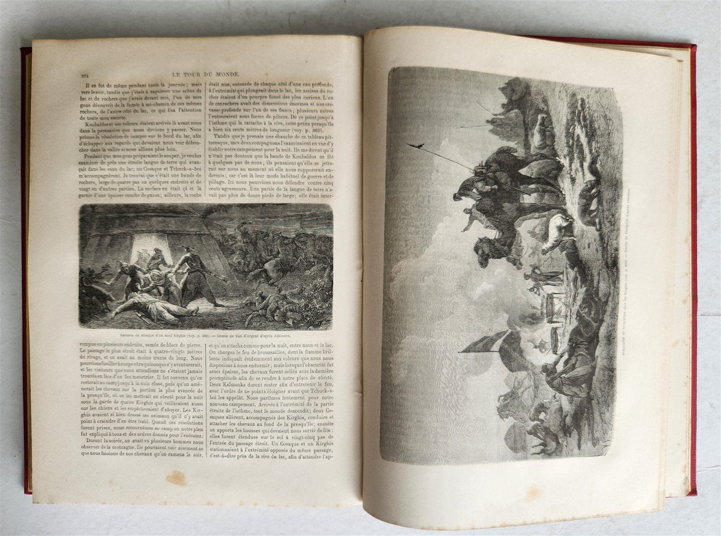 1863 HISTORY VOYAGES ILLUSTRATED antique CENTRAL ASIA SYRIA AFRICA ASSYRIA WIEN