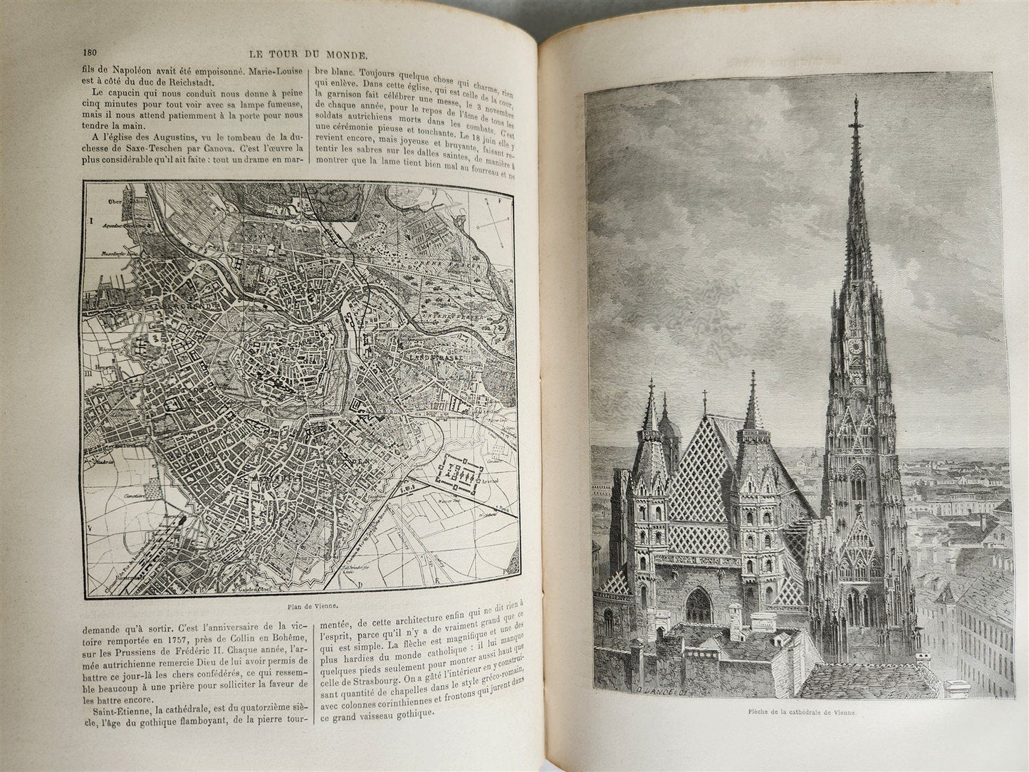 1863 HISTORY VOYAGES ILLUSTRATED antique CENTRAL ASIA SYRIA AFRICA ASSYRIA WIEN