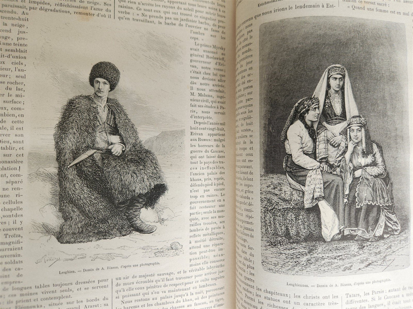 1878 HISTORY VOYAGES ILLUSTRATED antique TURKESTAN RUSSIA PERU VIETNAM S.AMERICA