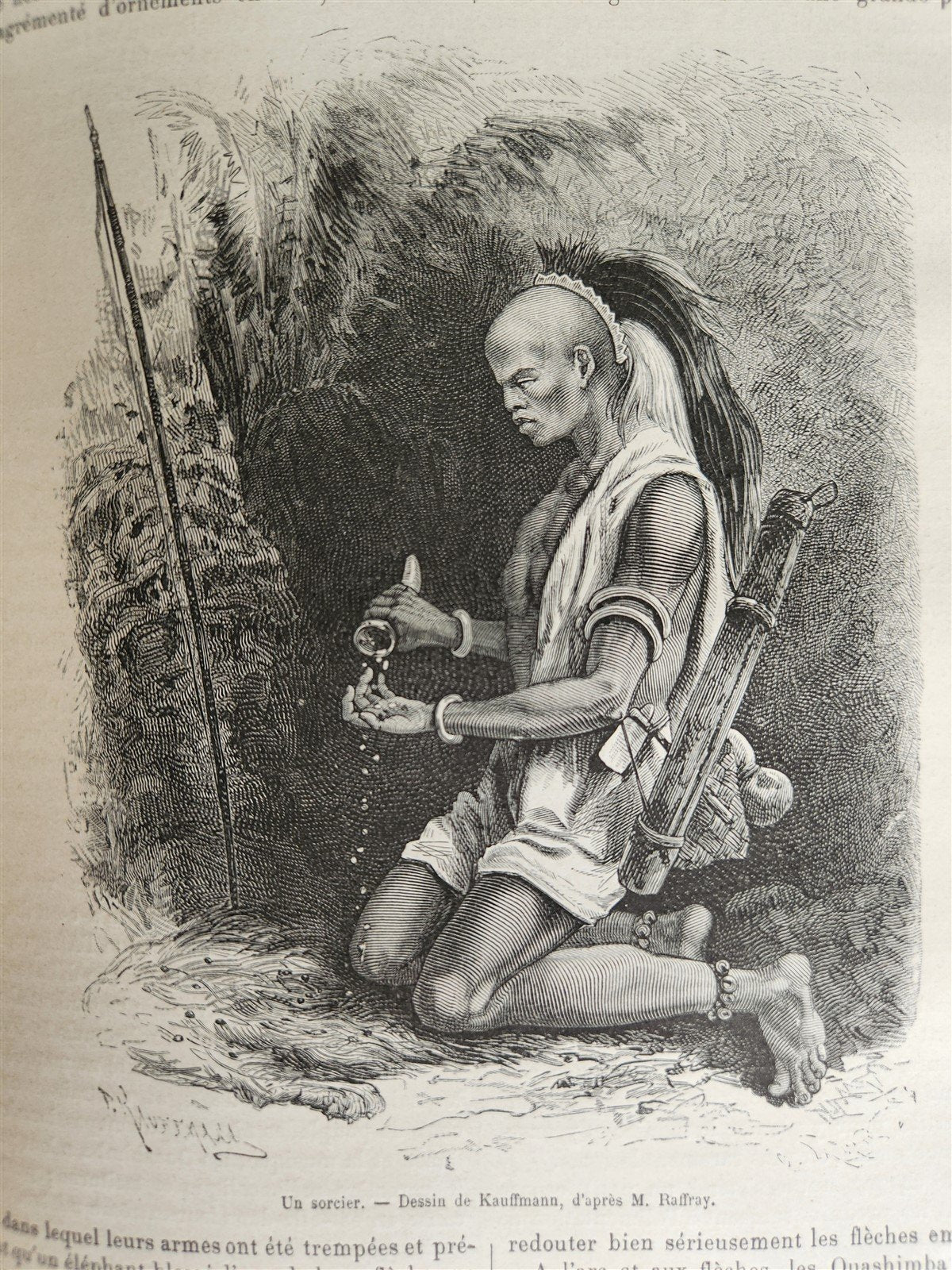 1878 HISTORY VOYAGES ILLUSTRATED antique TURKESTAN RUSSIA PERU VIETNAM S.AMERICA