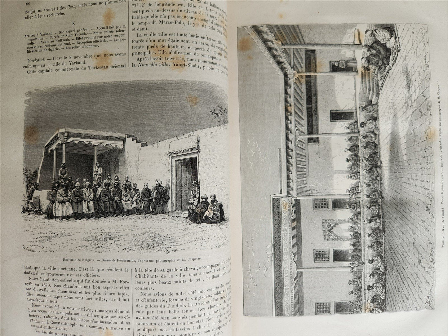 1878 HISTORY VOYAGES ILLUSTRATED antique TURKESTAN RUSSIA PERU VIETNAM S.AMERICA