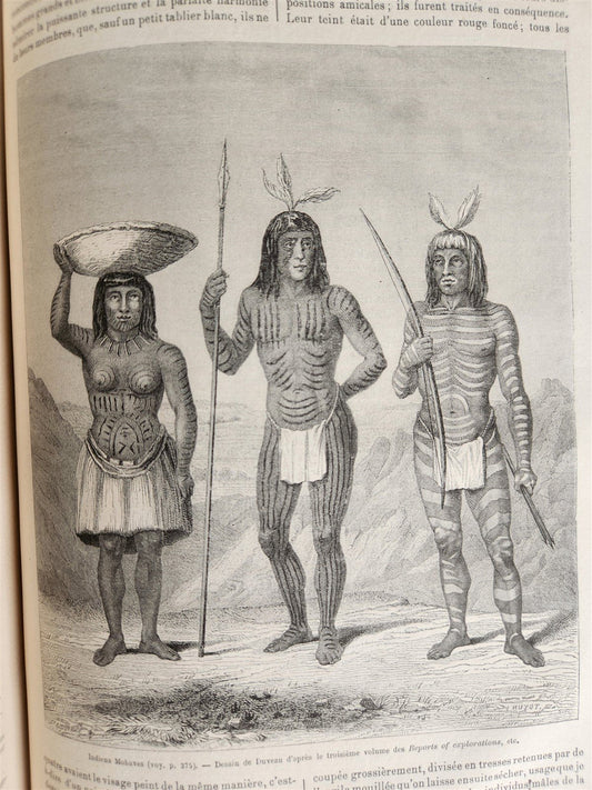 1860 HISTORY VOYAGES ILLUSTRATED antique AFRICA JAPAN USA NORTH POLE CAUCASUS