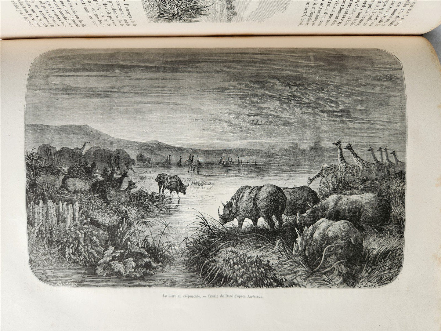 1860 HISTORY VOYAGES ILLUSTRATED antique AFRICA JAPAN USA NORTH POLE CAUCASUS