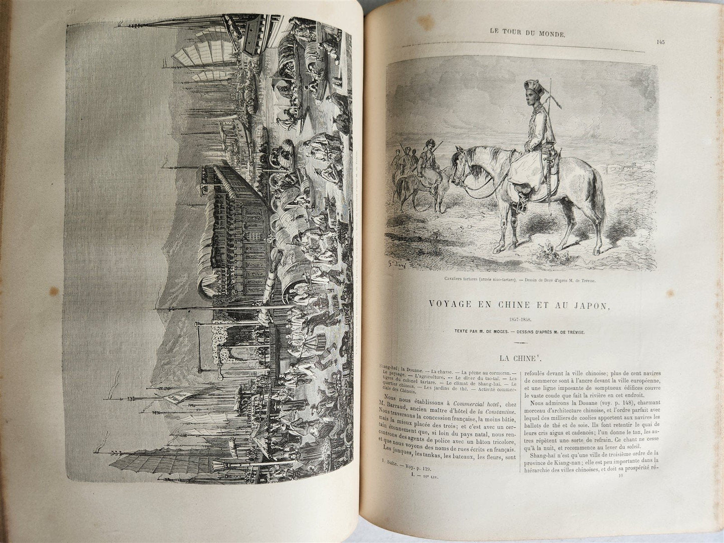 1860 HISTORY VOYAGES ILLUSTRATED antique AFRICA JAPAN USA NORTH POLE CAUCASUS