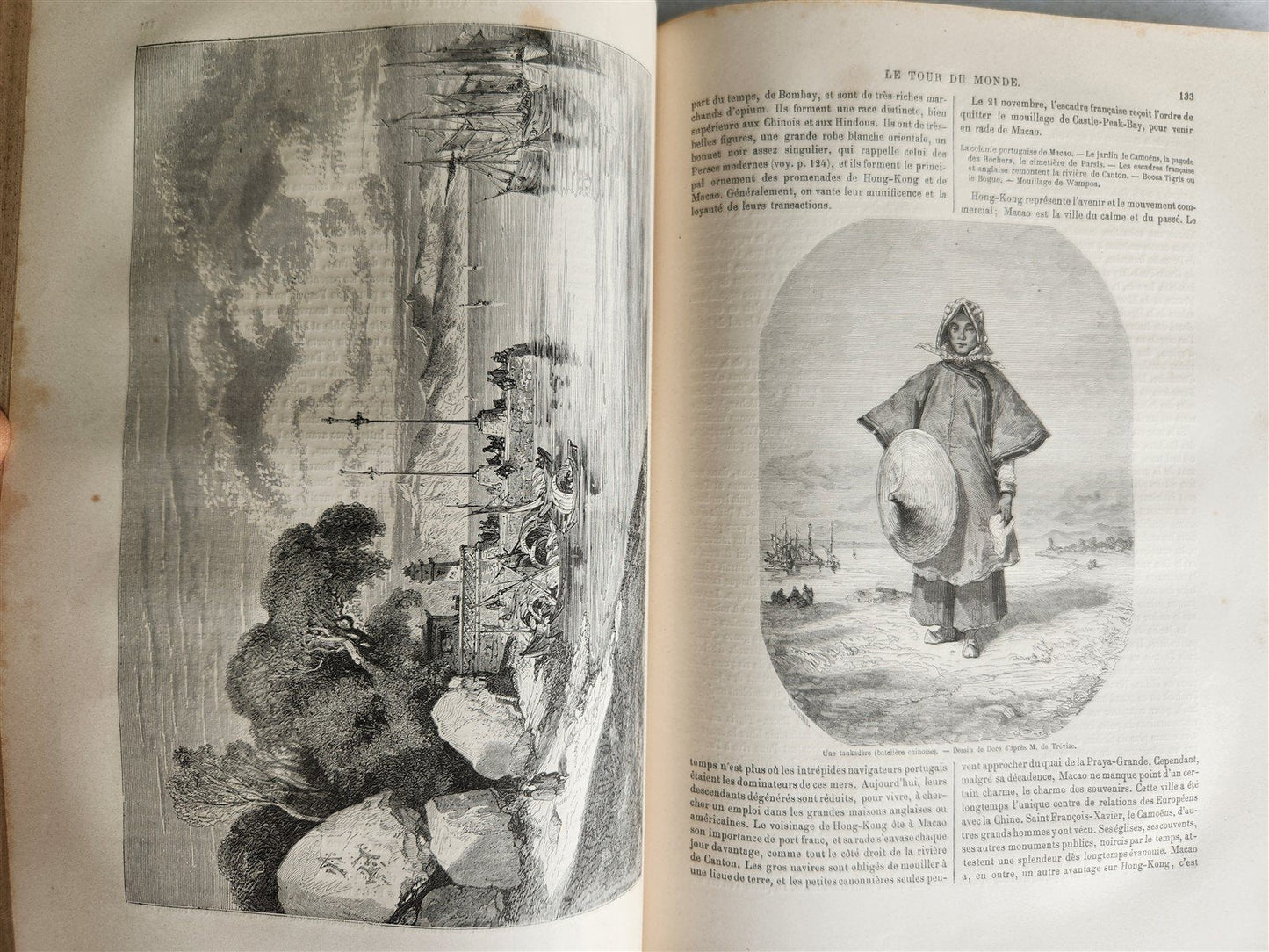 1860 HISTORY VOYAGES ILLUSTRATED antique AFRICA JAPAN USA NORTH POLE CAUCASUS