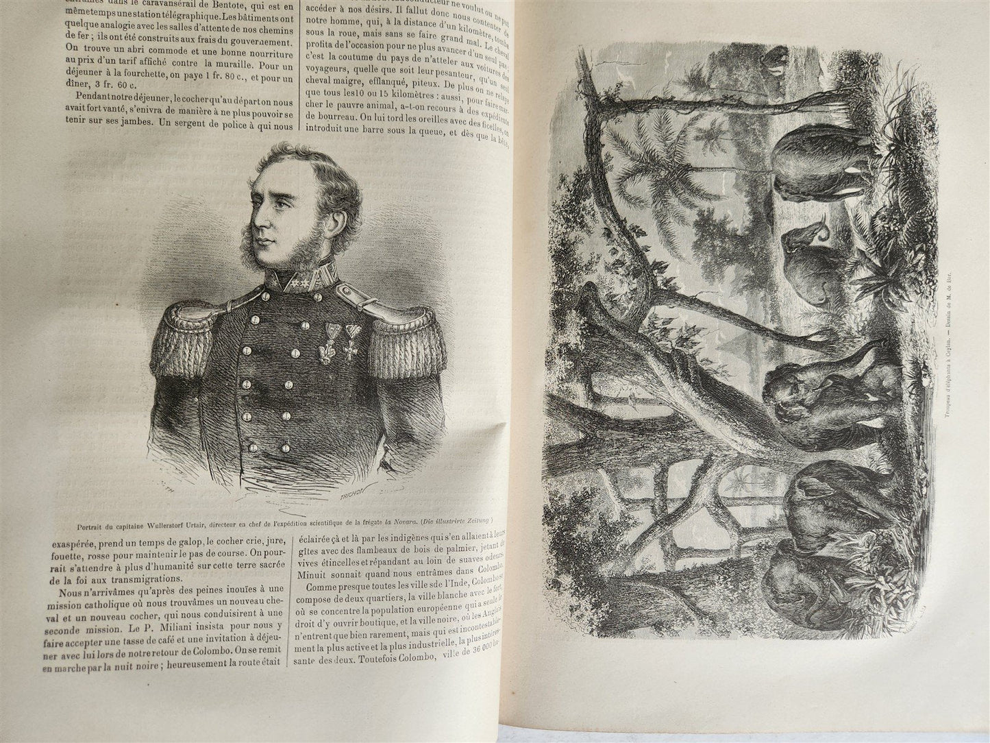 1860 HISTORY VOYAGES ILLUSTRATED antique AFRICA JAPAN USA NORTH POLE CAUCASUS