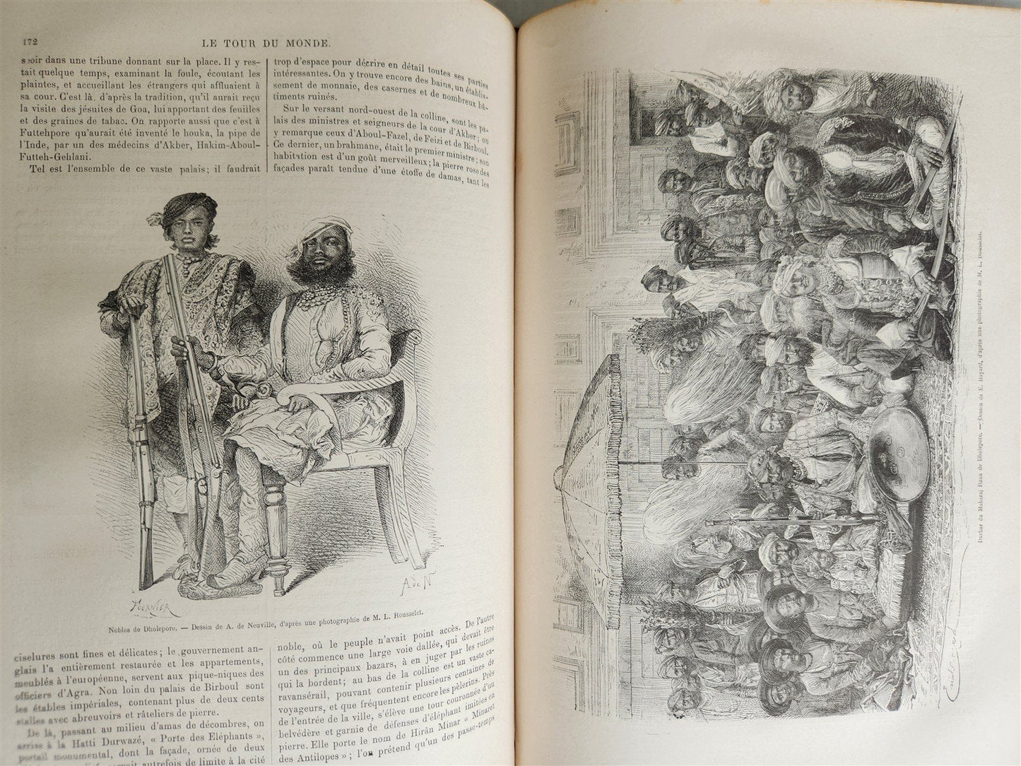 1872 HISTORY VOYAGES ILLUSTRATED antique AFRICA RUSSIA INDIA SUMATRA INDO-CHINA