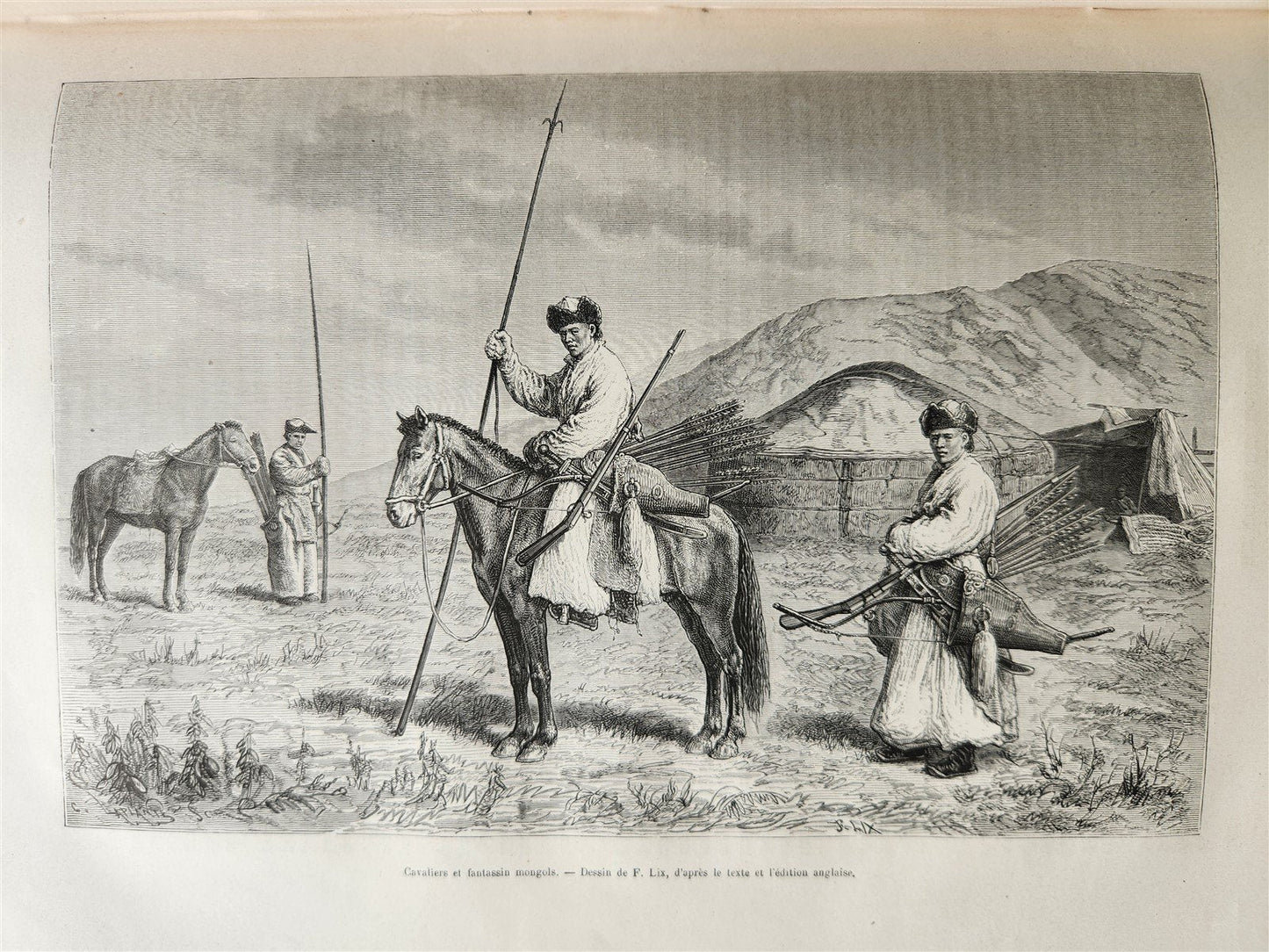 1877 HISTORY VOYAGES ILLUSTRATED antique COLOMBIA AFRICA MONGOLIA VIETNAM