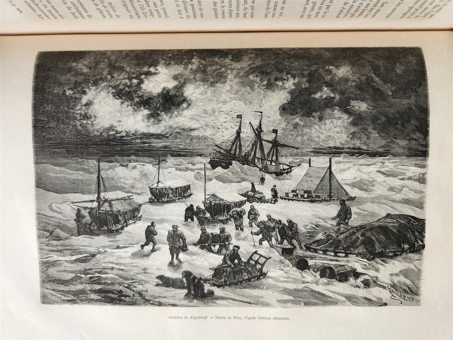 1876 HISTORY of VOYAGES ILLUSTRATED antique USA FRANZ JOSEPH LAND RUSSIA GREECE