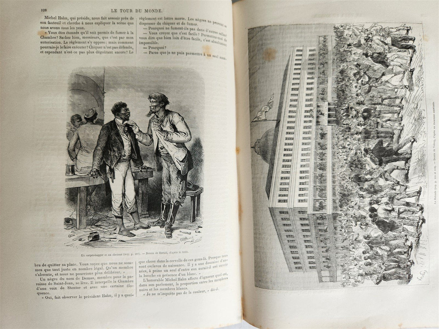 1876 HISTORY of VOYAGES ILLUSTRATED antique USA FRANZ JOSEPH LAND RUSSIA GREECE