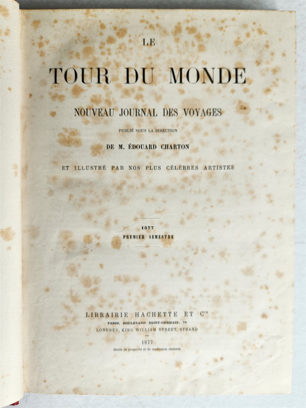 1877 HISTORY of VOYAGES ILLUSTRATED antique AFRICA JAPAN PERU RUSSIA NORTH POLE