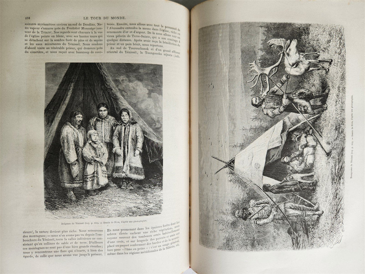 1877 HISTORY of VOYAGES ILLUSTRATED antique AFRICA JAPAN PERU RUSSIA NORTH POLE