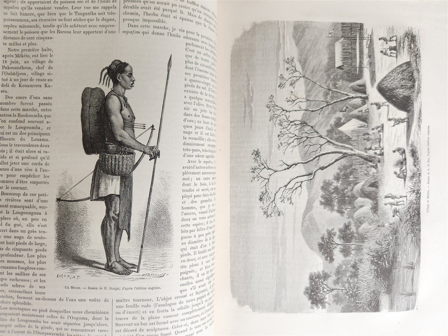 1877 HISTORY of VOYAGES ILLUSTRATED antique AFRICA JAPAN PERU RUSSIA NORTH POLE