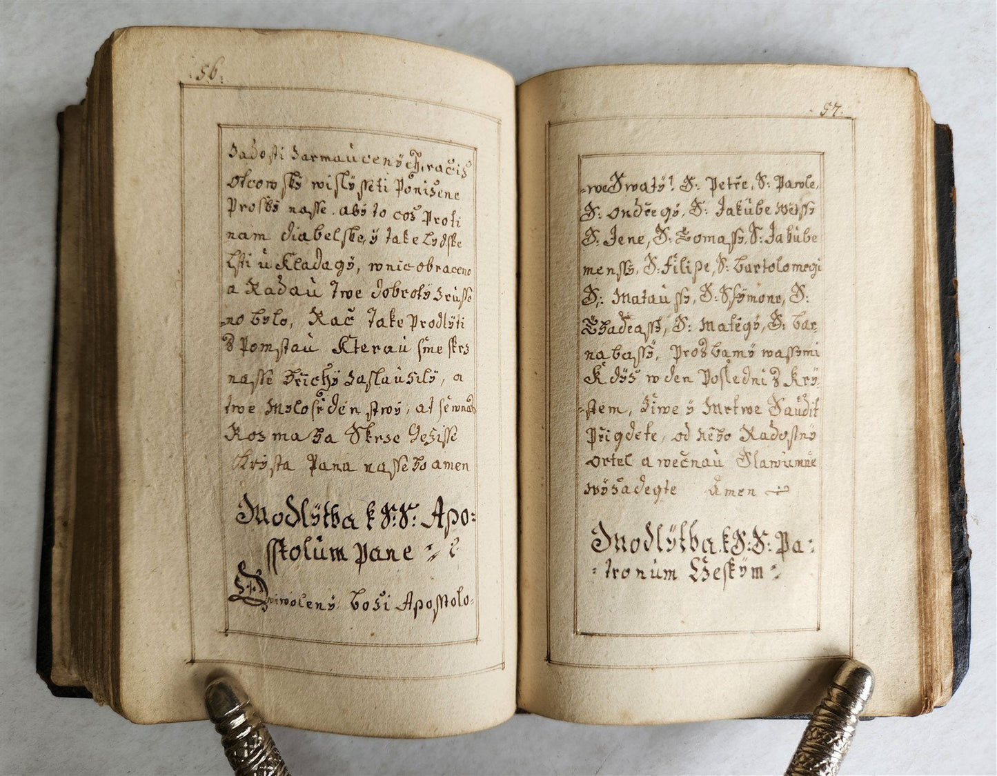 1830 CROATIAN RELIGIOUS MANUSCRIPT antique UNIQUE