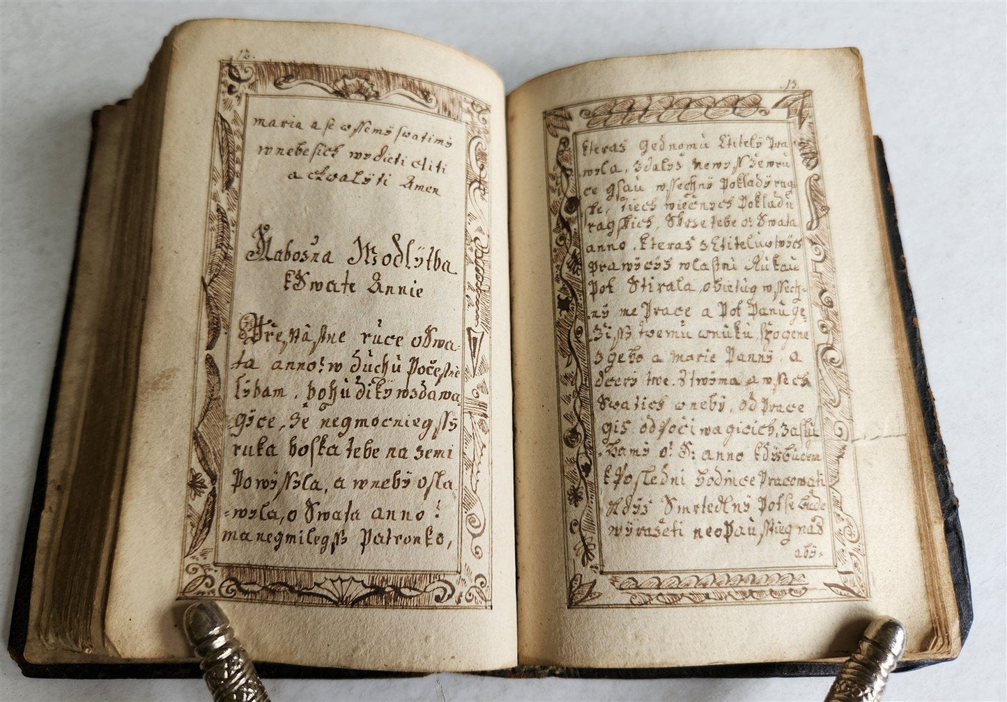 1830 CROATIAN RELIGIOUS MANUSCRIPT antique UNIQUE