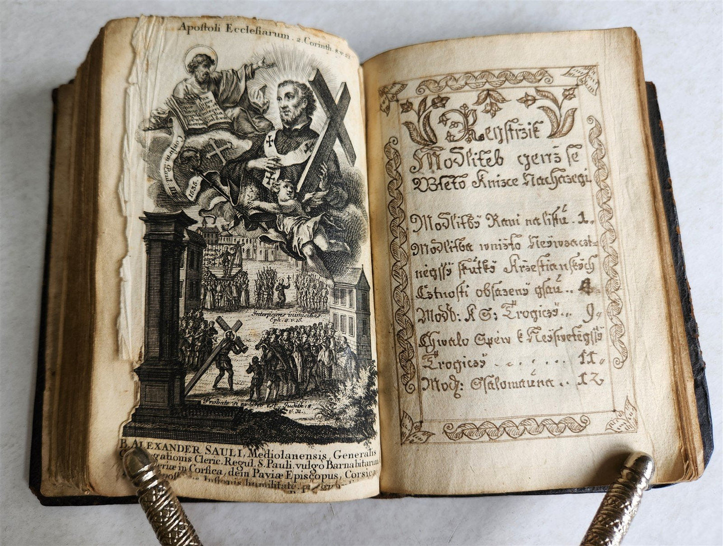 1830 CROATIAN RELIGIOUS MANUSCRIPT antique UNIQUE