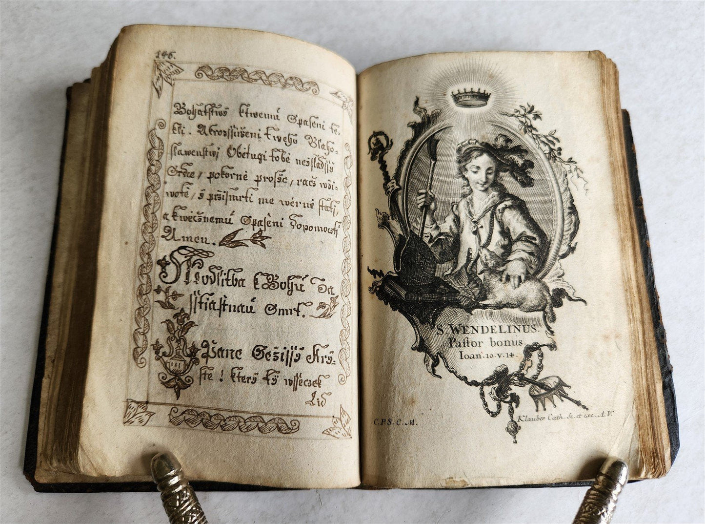 1830 CROATIAN RELIGIOUS MANUSCRIPT antique UNIQUE