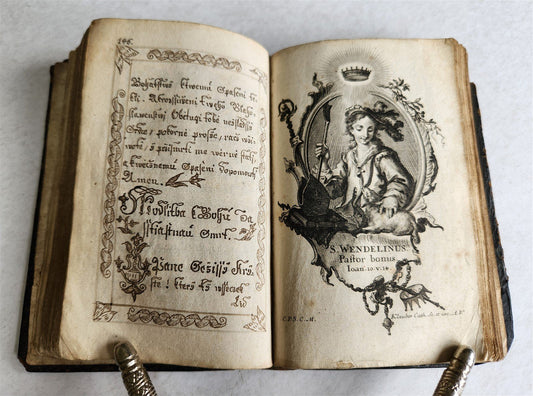 1830 CROATIAN RELIGIOUS MANUSCRIPT antique UNIQUE