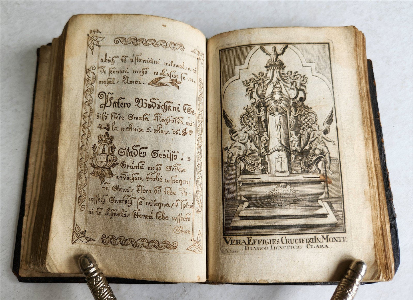 1830 CROATIAN RELIGIOUS MANUSCRIPT antique UNIQUE