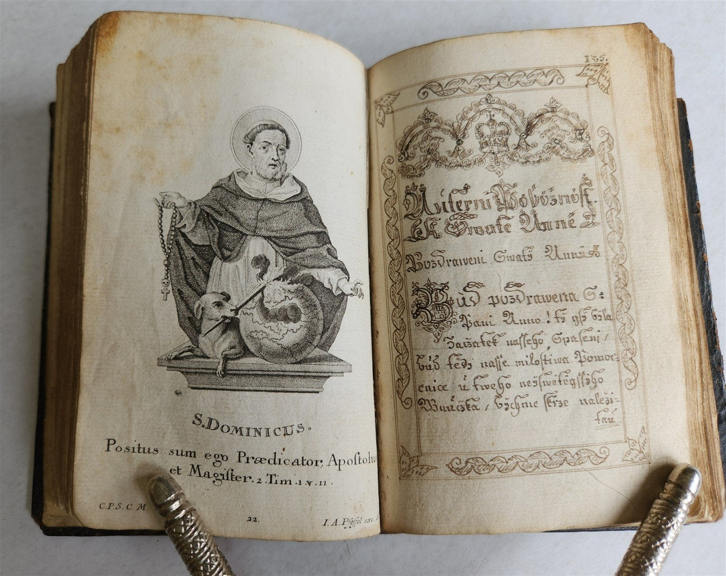 1830 CROATIAN RELIGIOUS MANUSCRIPT antique UNIQUE