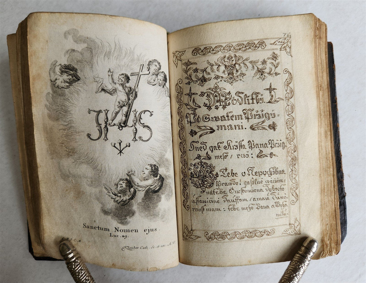 1830 CROATIAN RELIGIOUS MANUSCRIPT antique UNIQUE