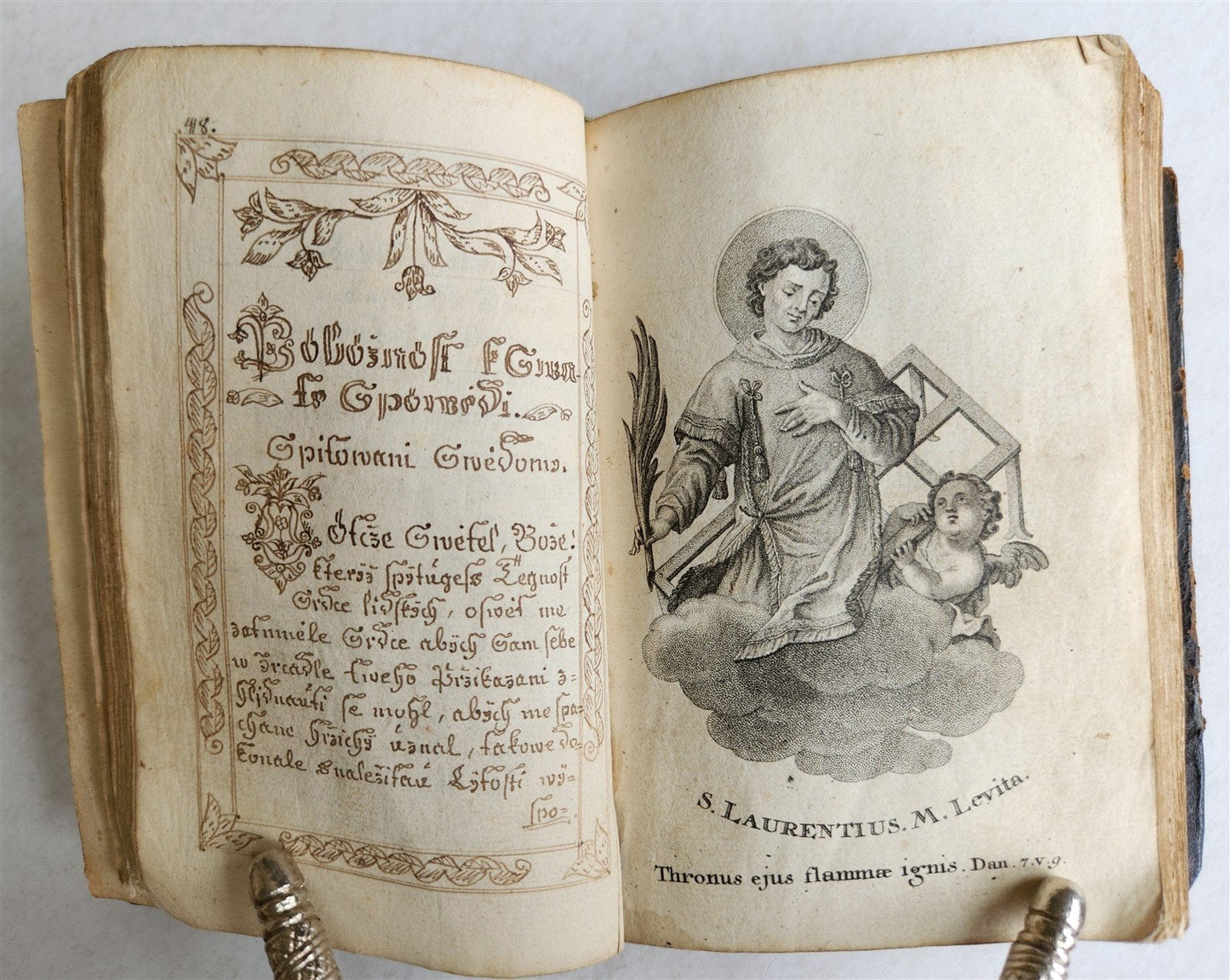 1830 CROATIAN RELIGIOUS MANUSCRIPT antique UNIQUE