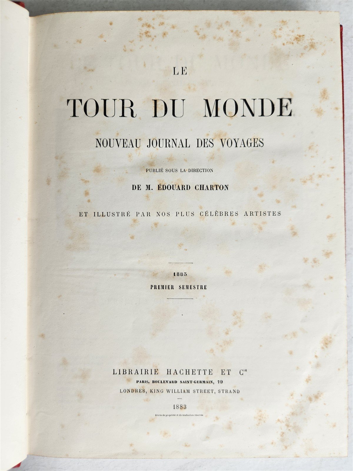 1883 HISTORY VOYAGES ILLUSTRATED antique AFRICA PERSIA RUSSIA TIBET S. AMERICA