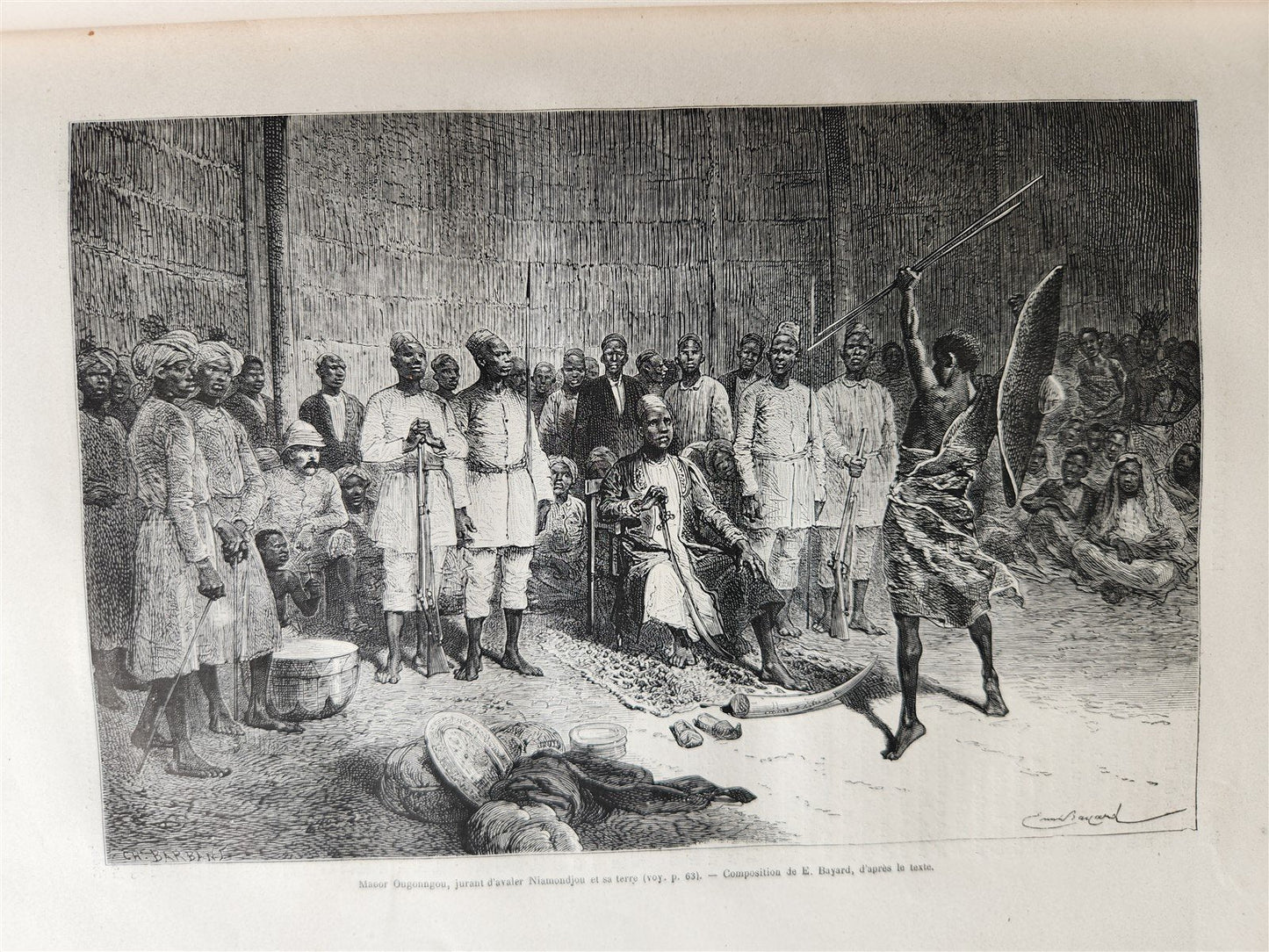 1878 HISTORY of VOYAGES ILLUSTRATED antique AFRICA CHILE NORTH POLE GREECE