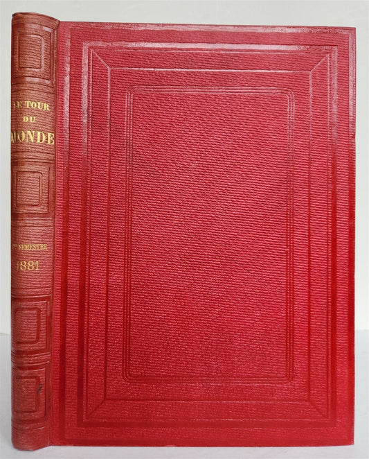 1881 HISTORY of VOYAGES ILLUSTRATED antique AFRICA USA MEXICO SYRIA GREECE
