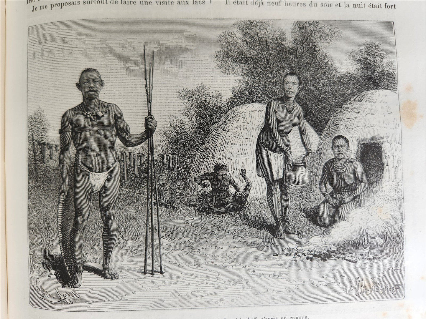 1881 HISTORY of VOYAGES ILLUSTRATED antique AFRICA USA MEXICO SYRIA GREECE