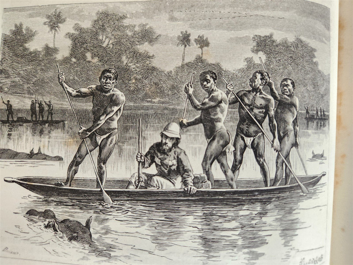 1881 HISTORY of VOYAGES ILLUSTRATED antique AFRICA USA MEXICO SYRIA GREECE