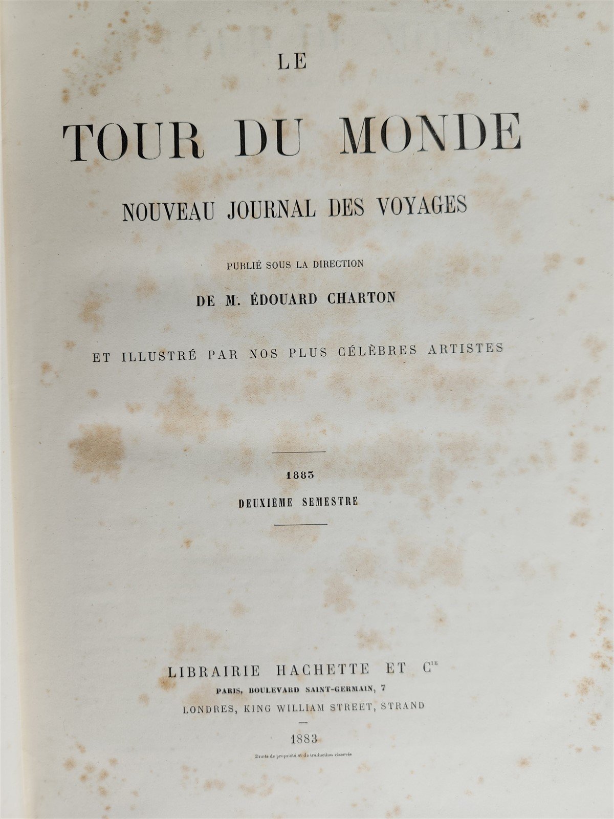 1883 HISTORY VOYAGES ILLUSTRATED antique ARMENIA AZERBAIJAN AFRICA INDIA PERSIA