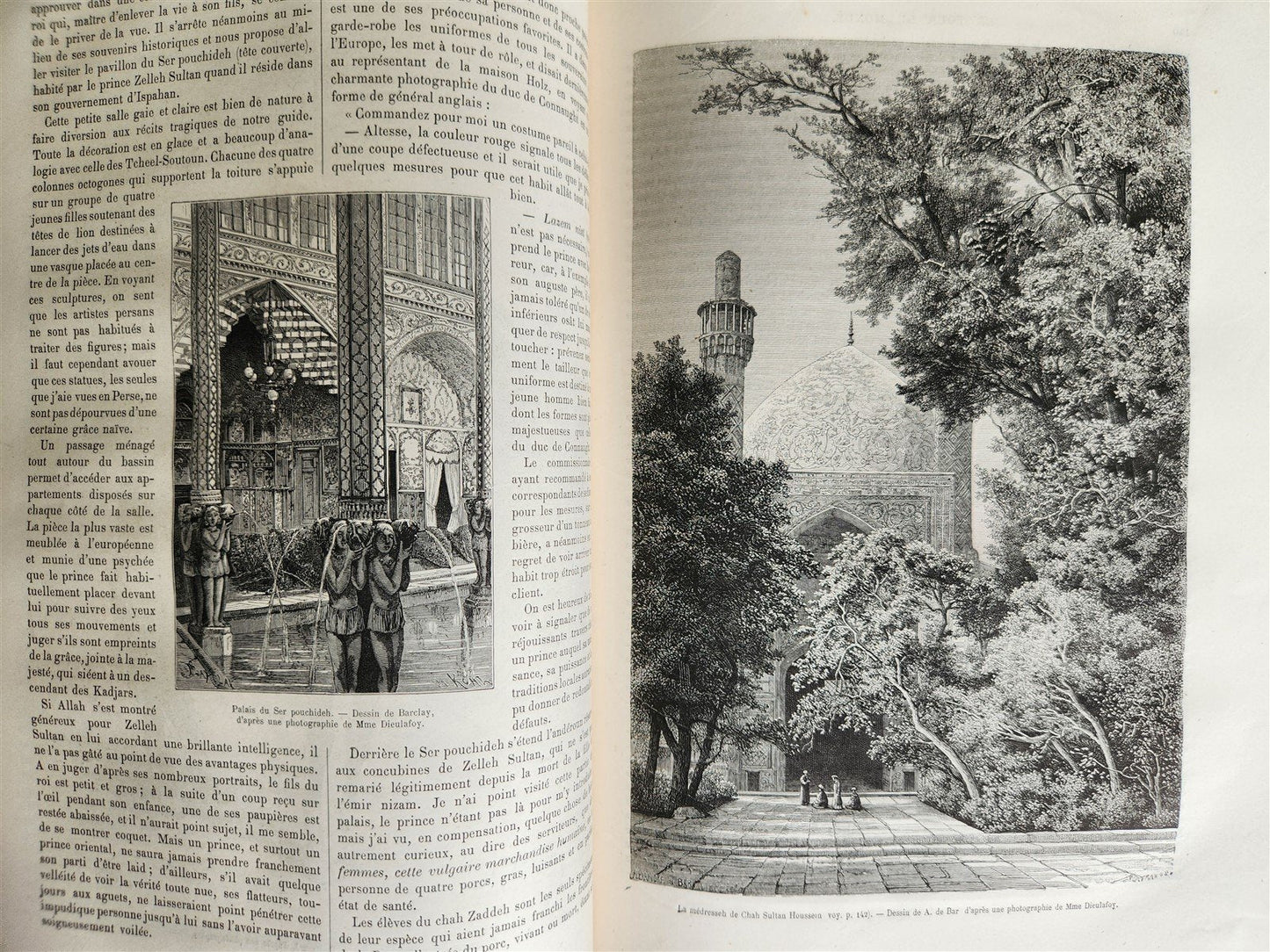 1883 HISTORY VOYAGES ILLUSTRATED antique ARMENIA AZERBAIJAN AFRICA INDIA PERSIA