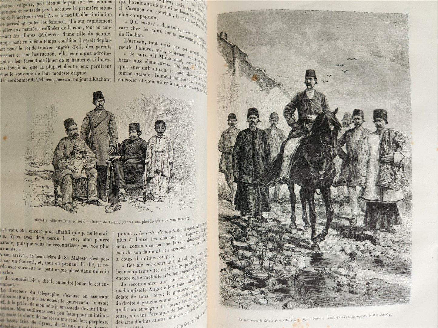 1883 HISTORY VOYAGES ILLUSTRATED antique ARMENIA AZERBAIJAN AFRICA INDIA PERSIA