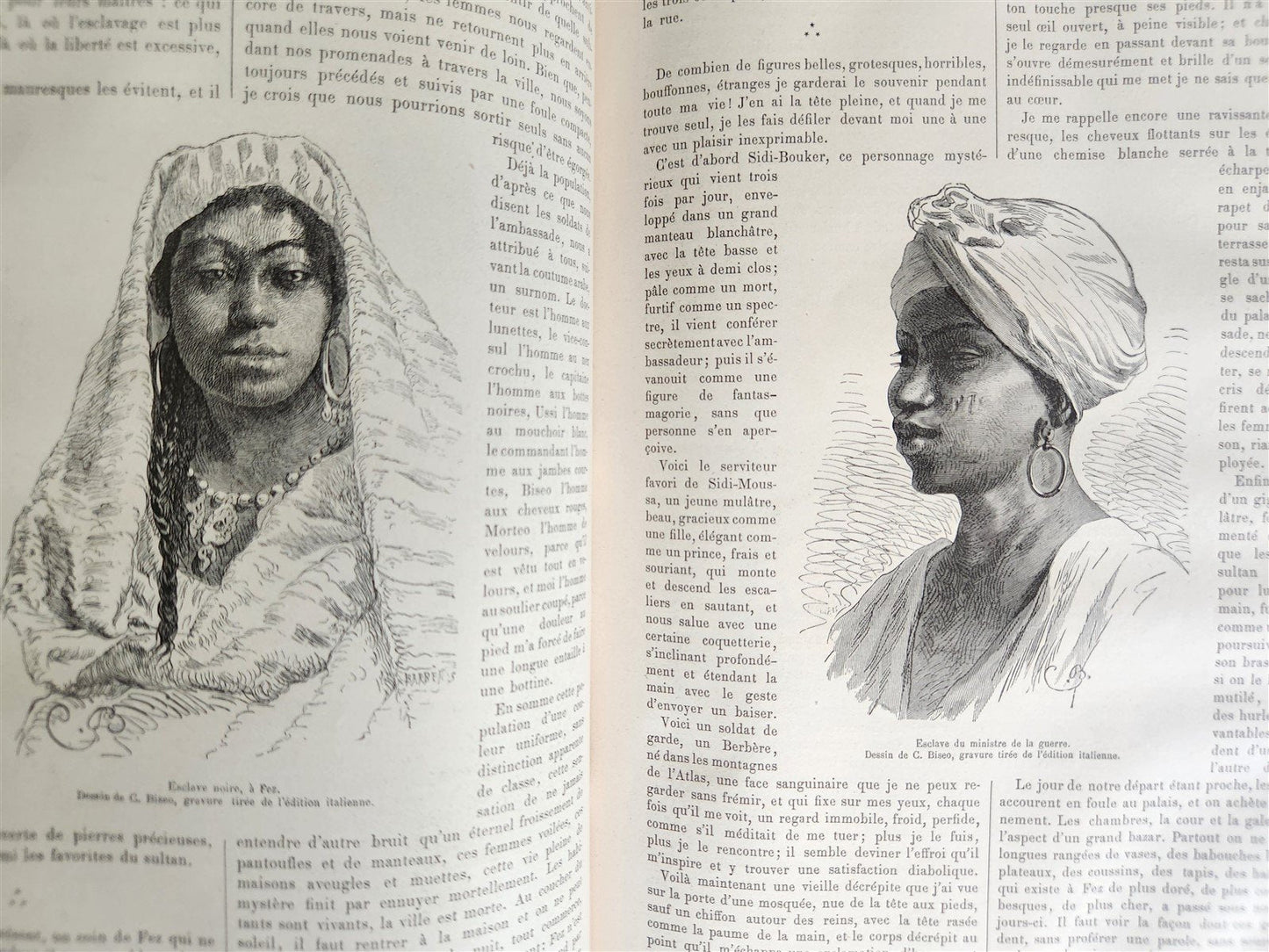 1879 HISTORY VOYAGES ILLUSTRATED antique INDO-CHINA S.AMERICA HAITI RUSSIA SYRIA