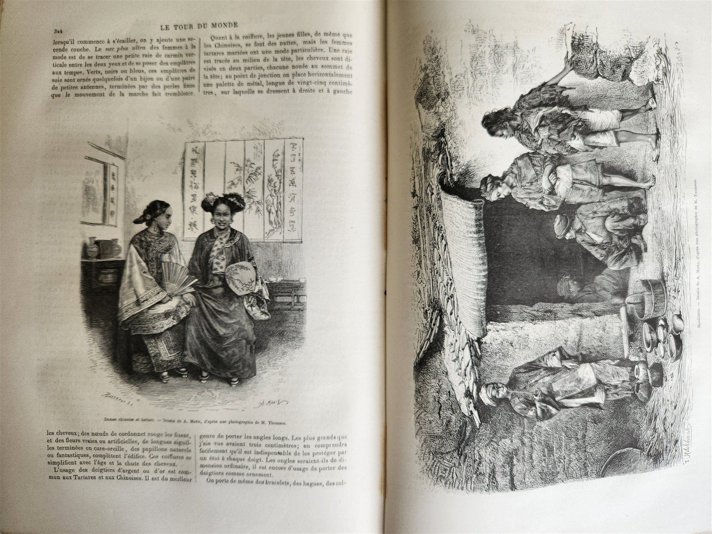 1876 HISTORY VOYAGES ILLUSTRATED antique USA CHINA AFRICA TAHITI TURKEY ARMENIA