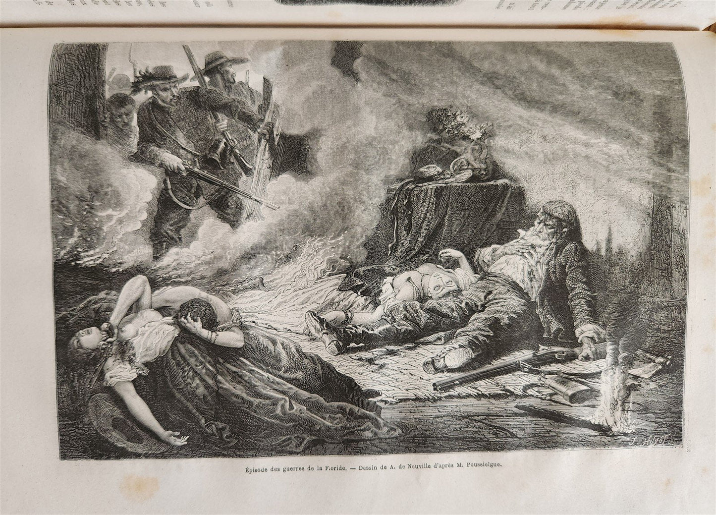 1870 HISTORY of VOYAGES ILLUSTRATED antique CROATIA BOSNIA INDIA FLORIDA AFRICA