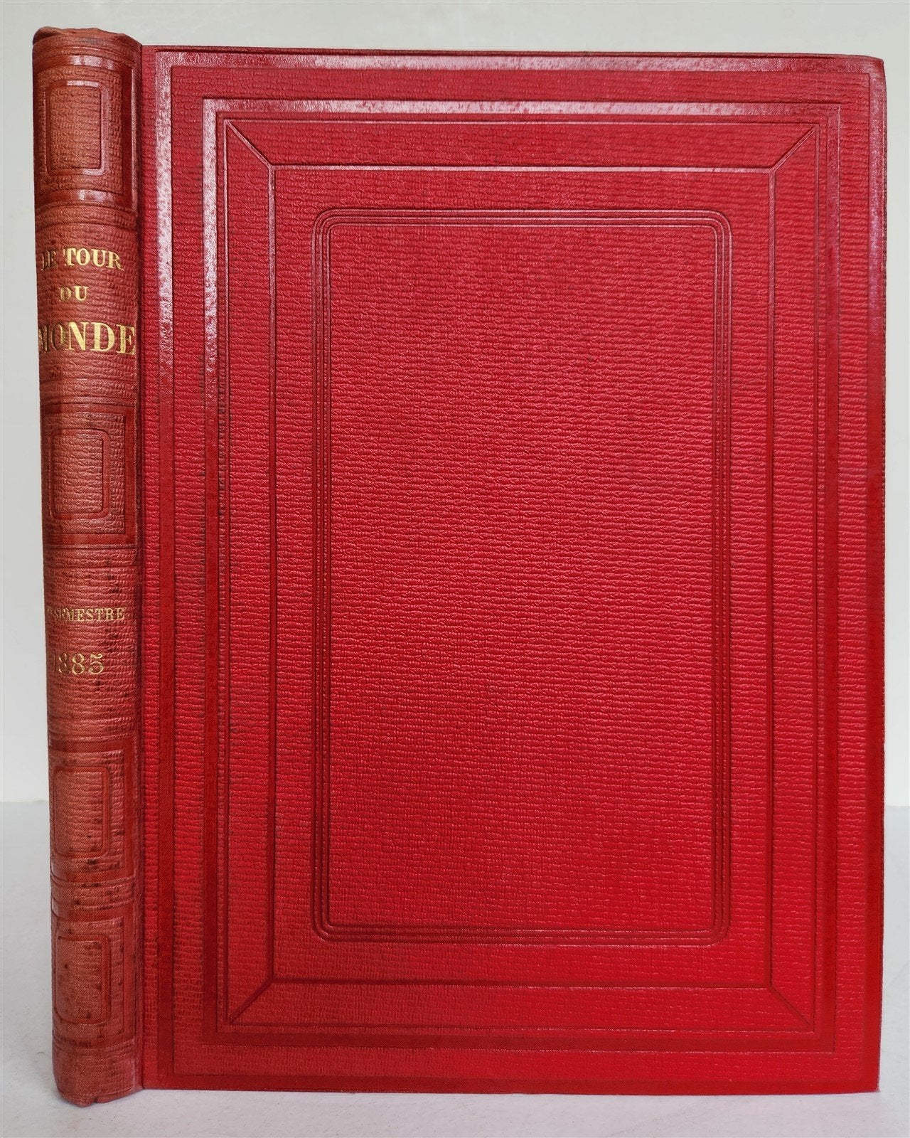 1885 HISTORY of VOYAGES ILLUSTRATED antique CHILE TUNISIA POLYNESIA INDIA